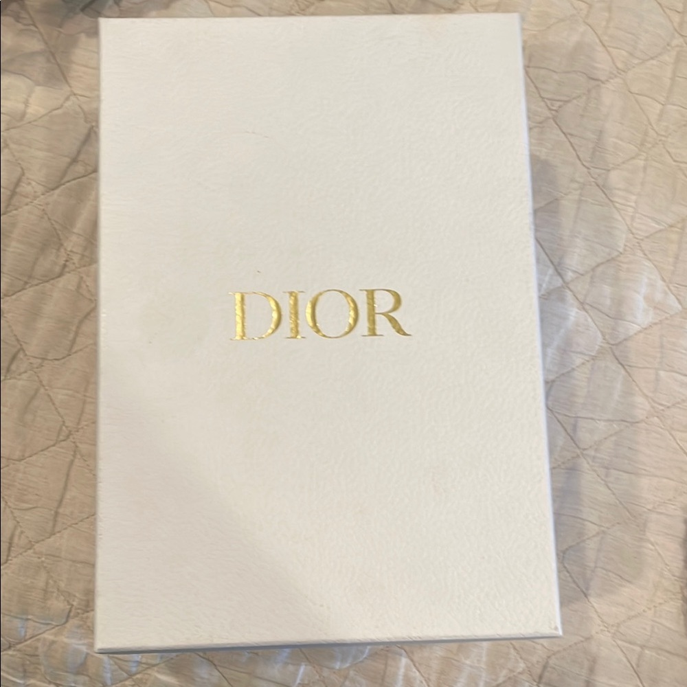 Dior Luxurious White Box with Gold Logo
